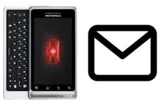 Richten Sie E-Mails auf dem Motorola DROID 2 Global ein