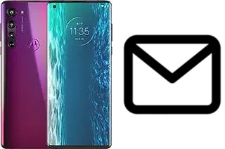 Richten Sie E-Mails auf dem Motorola Edge ein