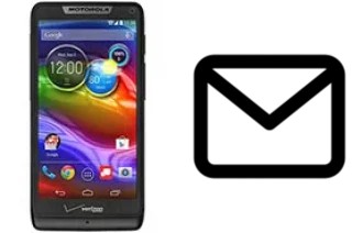 Richten Sie E-Mails auf dem Motorola Luge ein