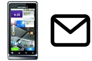 Richten Sie E-Mails auf dem Motorola MILESTONE 2 ME722 ein