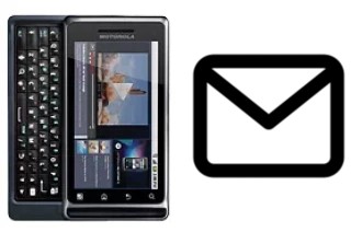 Richten Sie E-Mails auf dem Motorola MILESTONE 2 ein