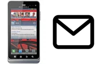 Richten Sie E-Mails auf dem Motorola MILESTONE 3 XT860 ein