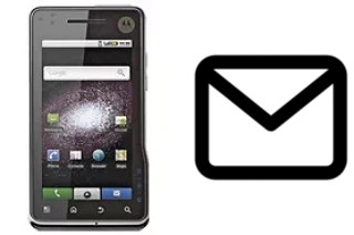 Richten Sie E-Mails auf dem Motorola MILESTONE XT720 ein