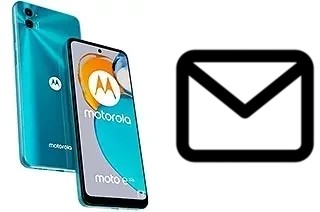 Richten Sie E-Mails auf dem Motorola Moto E22s ein