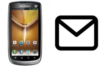 Richten Sie E-Mails auf dem Motorola MOTO MT870 ein