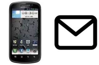 Richten Sie E-Mails auf dem Motorola MOTO XT882 ein