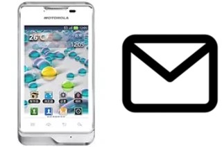 Richten Sie E-Mails auf dem Motorola Motoluxe XT389 ein