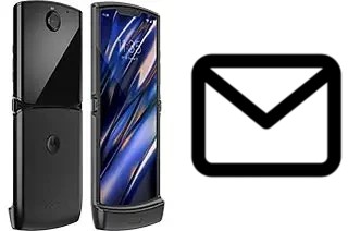 Richten Sie E-Mails auf dem Motorola Razr 2019 ein