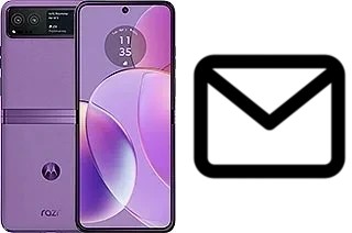 Richten Sie E-Mails auf dem Motorola Razr 40 ein