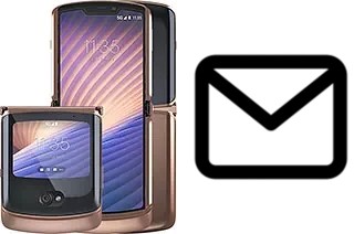 Richten Sie E-Mails auf dem Motorola Razr 5G ein