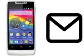 Richten Sie E-Mails auf dem Motorola RAZR D1 ein