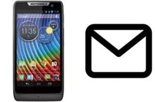 Richten Sie E-Mails auf dem Motorola RAZR D3 ein