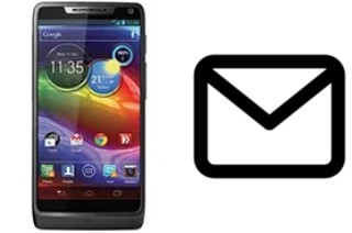 Richten Sie E-Mails auf dem Motorola RAZR M XT905 ein