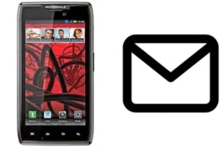 Richten Sie E-Mails auf dem Motorola RAZR MAXX ein