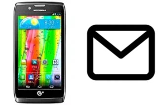 Richten Sie E-Mails auf dem Motorola RAZR V MT887 ein