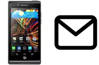 Richten Sie E-Mails auf dem Motorola RAZR V XT889 ein