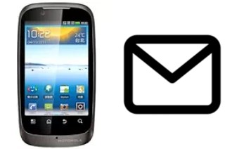 Richten Sie E-Mails auf dem Motorola XT532 ein