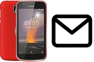 Richten Sie E-Mails auf dem Nokia 1 ein