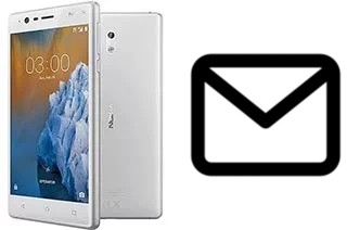 Richten Sie E-Mails auf dem Nokia 3 ein