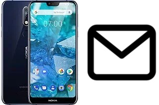 Richten Sie E-Mails auf dem Nokia 7.1 Plus (Nokia X7) ein