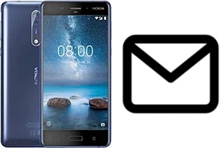 Richten Sie E-Mails auf dem Nokia 8 ein