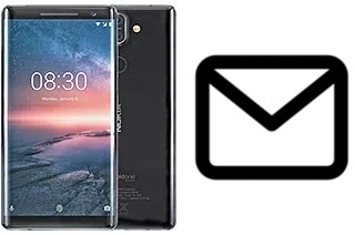 Richten Sie E-Mails auf dem Nokia 8 Sirocco ein