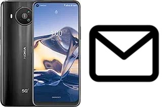 Richten Sie E-Mails auf dem Nokia 8 V 5G UW ein