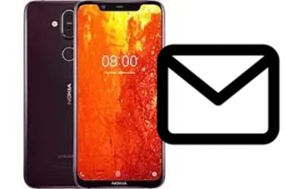 Richten Sie E-Mails auf dem Nokia 8.1 ein