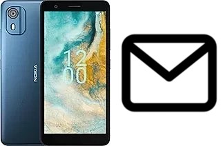 Richten Sie E-Mails auf dem Nokia C02 ein