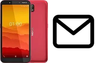 Richten Sie E-Mails auf dem Nokia C1 ein