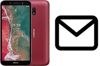 Richten Sie E-Mails auf dem Nokia C1 Plus ein