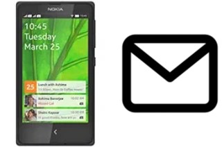 Richten Sie E-Mails auf dem Nokia X+ ein