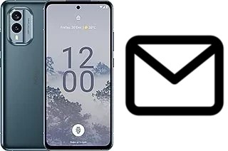 Richten Sie E-Mails auf dem Nokia X30 ein