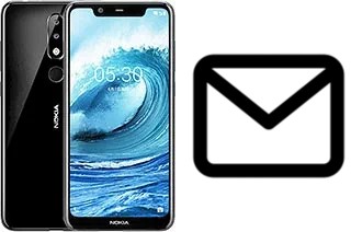 Richten Sie E-Mails auf dem Nokia 5.1 Plus (Nokia X5) ein