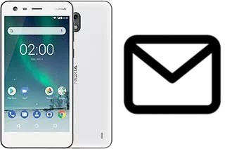 Richten Sie E-Mails auf dem Nokia 2 ein