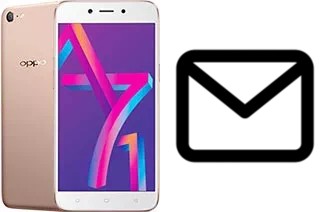 Richten Sie E-Mails auf dem Oppo A71 (2018) ein