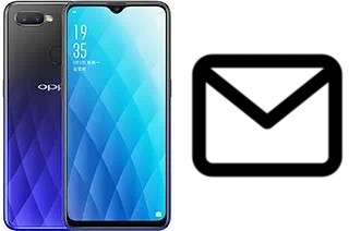 Richten Sie E-Mails auf dem Oppo A7x ein