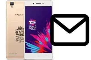 Richten Sie E-Mails auf dem Oppo F1 ICC WT20 ein