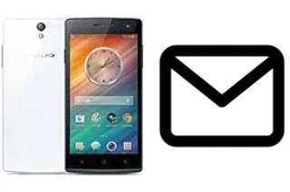 Richten Sie E-Mails auf dem Oppo Find 5 Mini ein