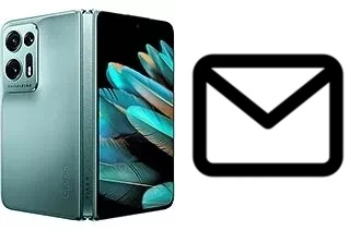 Richten Sie E-Mails auf dem Oppo Find N2 ein