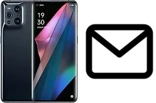 Richten Sie E-Mails auf dem Oppo Find X3 Pro ein