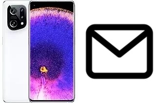 Richten Sie E-Mails auf dem Oppo Find X5 ein