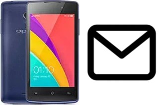 Richten Sie E-Mails auf dem Oppo Joy Plus ein