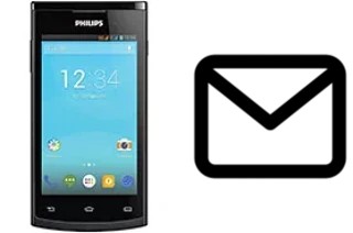 Richten Sie E-Mails auf dem Philips S308 ein