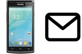 Richten Sie E-Mails auf dem Philips S388 ein