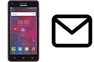 Richten Sie E-Mails auf dem Philips V377 ein