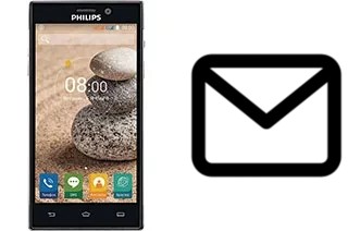 Richten Sie E-Mails auf dem Philips V787 ein