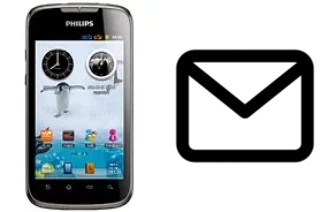 Richten Sie E-Mails auf dem Philips W635 ein