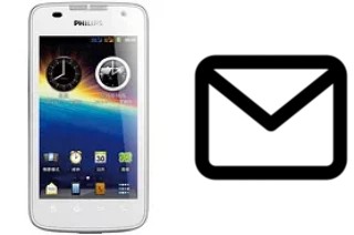 Richten Sie E-Mails auf dem Philips W6350 ein