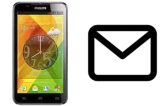 Richten Sie E-Mails auf dem Philips W8355 ein